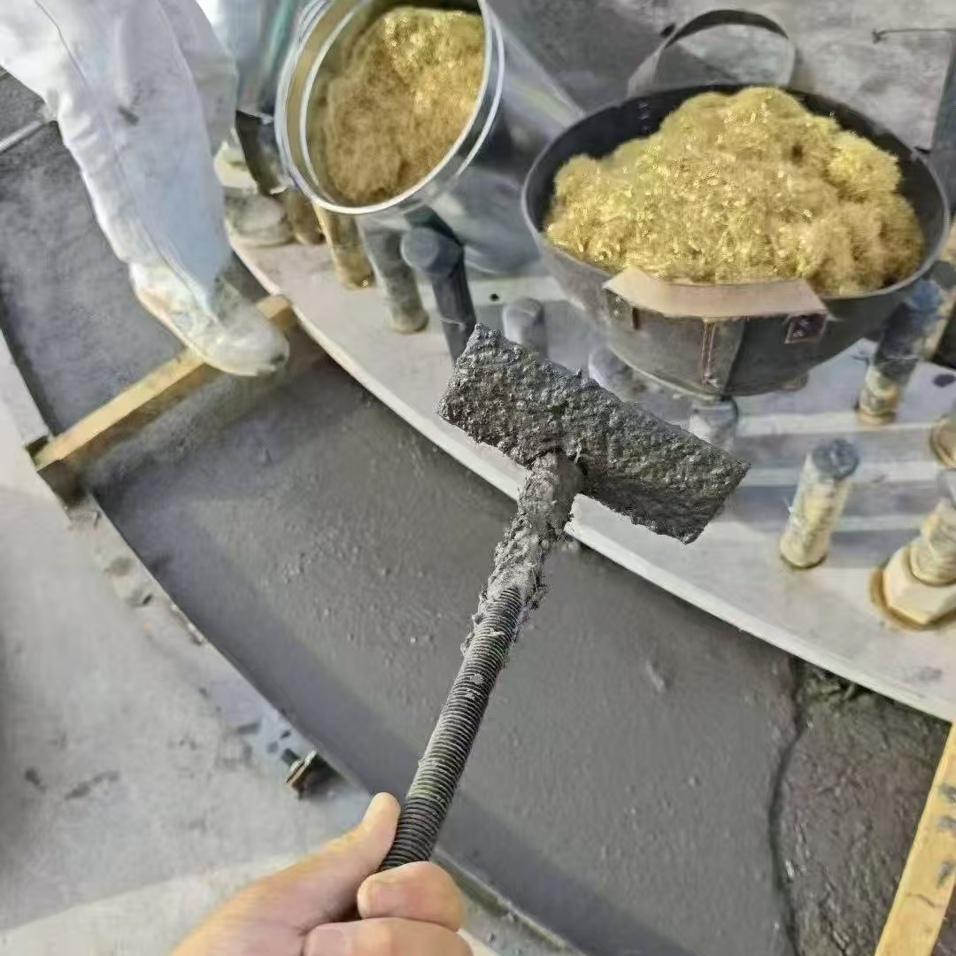 泰安C120钢纤维高强无收灌浆料 轧机压缩机汽轮机发电机锻压设备底座灌浆材料